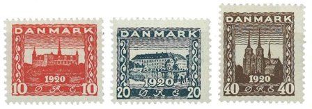 Danmark 1920 - AFA 112-114 - Ubrugt