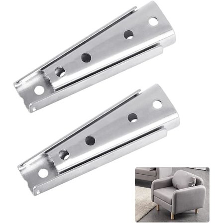 2 paria rautaisia sohvakiinnikkeitä 120 * 47 mm liukumattomia sohvalukko huonekaluliittimiä kestäviä helppo asentaa yhteensopiva sängynpäädyn sohvan 