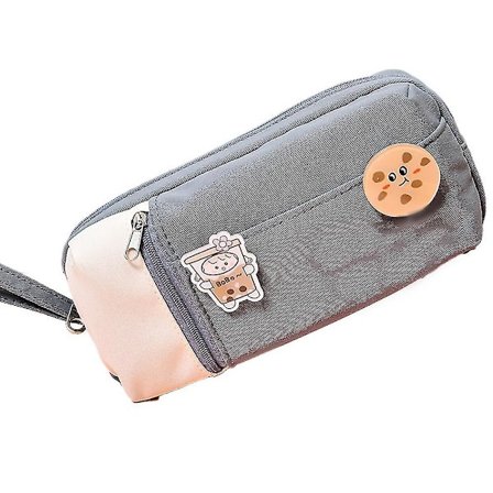 Canvas Blyantsæske Student Sød Papirvarer Taske Ins Opbevaringstaske Stor Kapacitet Farvematchning