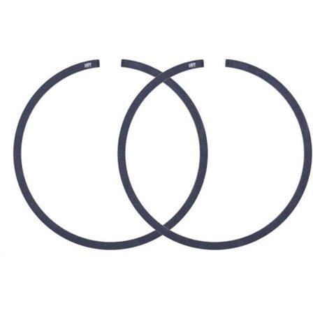 2 st Kolvringar 45mm x 1,2mm Kompatibla med Husqvarna 353 351 350 346 346XP 340 Motorsåg Ersättningsdelar