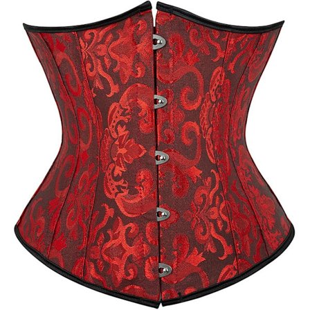 Dame Underbust Waist Trainer Korset med Snørebånd