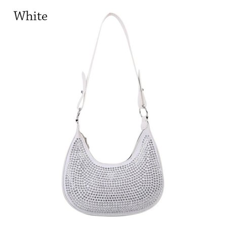 Kainalolaukku Naisten käsilaukku VALKOINEN