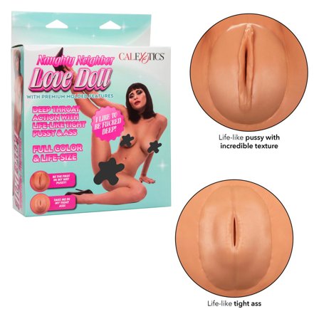 Love Doll with Deep Throat Action and Life-like Pussy & Ass - Calexotics