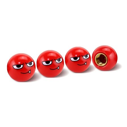 4 stk universelle sykkel motorsykkel bil dekk ventilhette hjul støvdeksler ventilspindelhetter modifisert uttrykk sfærisk hette