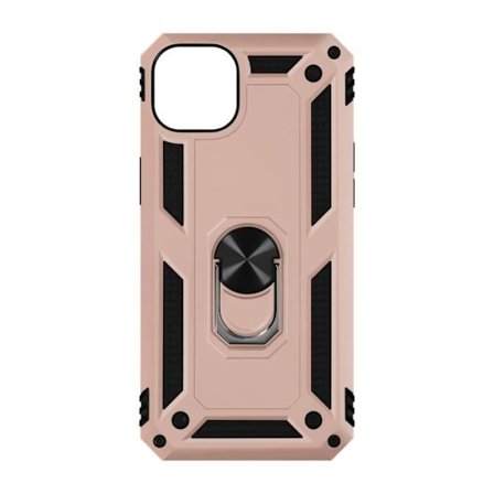 Coque iPhone 14 - AVIZAR - Hybrid stötsäker - Hållring - Roséguld
