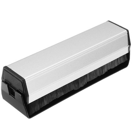 2 i 1 skivborste + med skyddsborste för grammofonskivspelare / dator / kamera