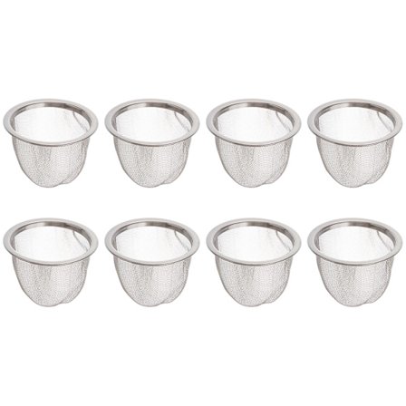 8 st rostfritt stål te-filter metallinfuser robust te-str