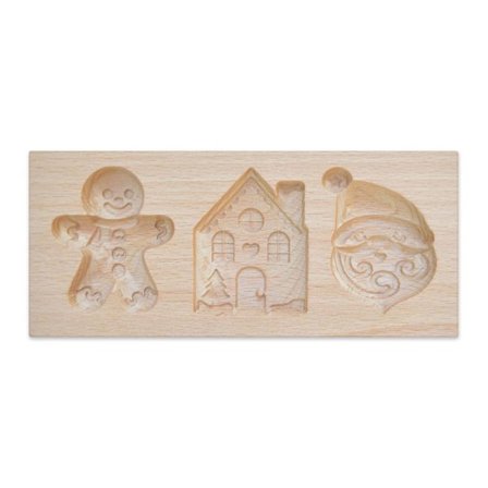 Moule bois biscuits fourrés - SCRAPCOOKING - Jul - 3 indtryk - 20x10x2cm