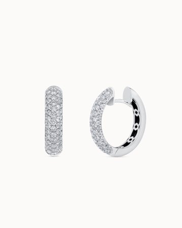 Ivy diamantörhängen i 18K vitguld