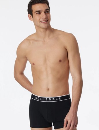 Schiesser Shorts - Black - S