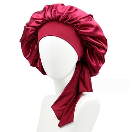 Hodeplagg for soving med lang hår i ensfarget design for kvinner