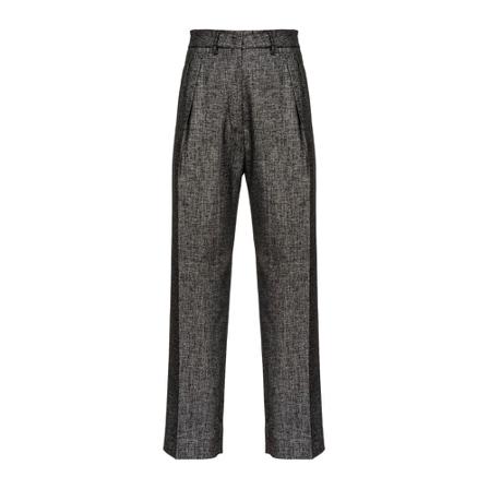 Pinko, Wide Trousers Zwart, Dames, Maat:XS