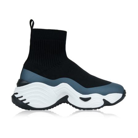 Emporio Armani - Sneakers - Svart - Dam - Storlek: 39 Eu, Dam, Storlek: 39 EU