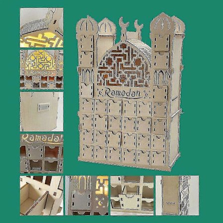 Ramadan Adventskalender, Gjenbrukbar Adventskalender i Tre