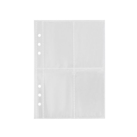10 st Lösblad Album Fotokort Album Pärm TRANSPARENT 4