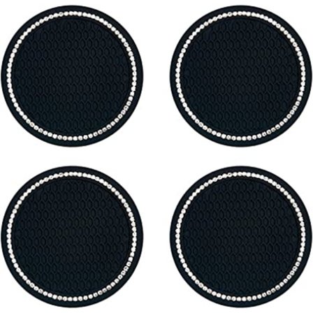 4 kpl auton aluslaatikkoa universaali liukumaton silikoni auton kuppiteline