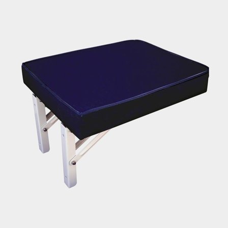 Składane siedzisko łodziowe Springfield, 43 x 34 cm, granatowe - Jachtowa