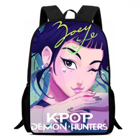 K-Pop Demon Hunters Anime Skolesekk Søt Tegneserieveske for Studenter