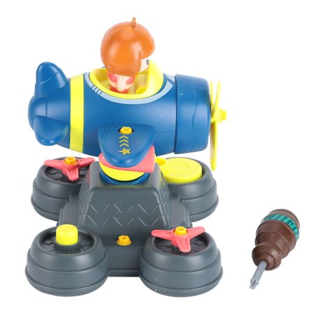 DIY Flyvemaskine Model Tidlig Læring Møtrik Samling Fly Model Børn Småbørn Læring LegetøjFlyvemaskine Model