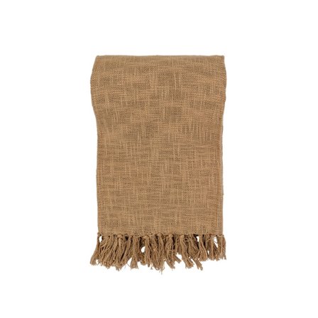 Koristeellinen ruskea huopa, 180x240cm kangas