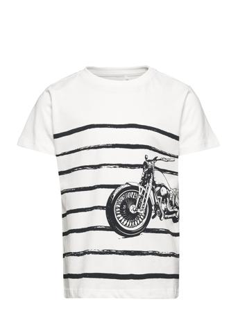 Nkmkonan Ss Top Camp T-shirt Hvid Name It
