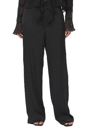 Neo Noir Emmett Heavy Sateen Bedaz Pants Byxor Dam Svart 38