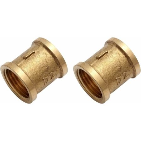 Raka hylsor för kvinnor, honkontaktstillbehör, honanslutningsrörgängor, honkontakter, 1/2 mässingshylsor, 1/2 hylsor,