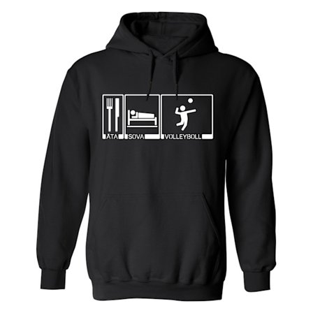 Äta Sova Volleyboll - Hoodie / Tröja - DAM