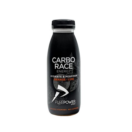 PurePower Carbo Race Energy Orange & Lime/ 330 ml, Helse & Madvarer, Protein & Energi, Elektrolytter