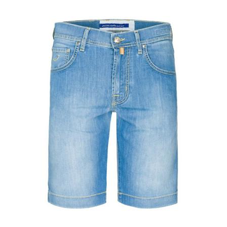 Jacob Cohën, Denim Shorts Blauw, Heren, Maat:W34