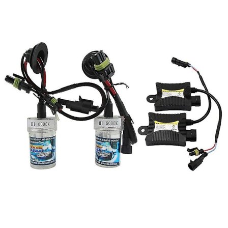 H1/H3 Bil Motorcykel Forlygte Xenon Udskiftnings Pærer 55W