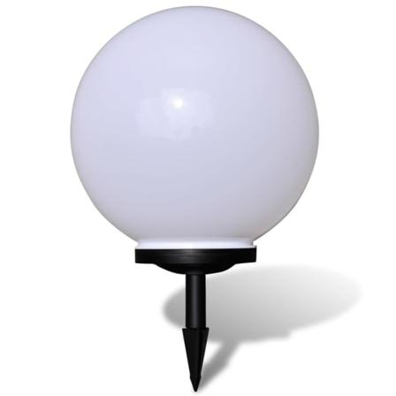 Vidaxl Utomhuslampa Led 40 Cm Med Markspett Vit