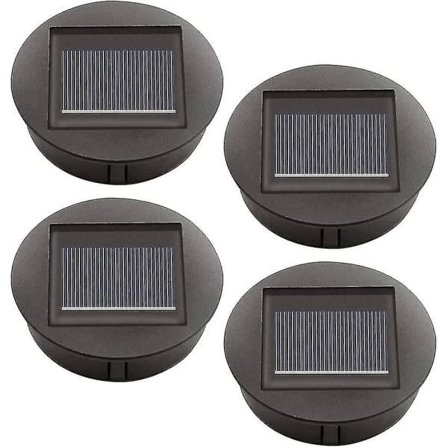 Reservedeler for solcellelamper med LED-lys, reservedeler for solcellepanellamper, LED-deksel for utendørs bruk null ingen