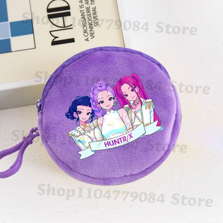 K-pop Demon Huntersin söpö kolikkokukkaro lapsille - Anime-minipussi pojille ja tytöille, avainkorttisäilytys
