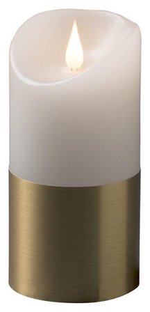 Konstsmide 1821-600 LED-kynttilä messinkikoristeella 15,5 cm, Valaistus