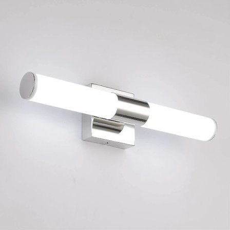 Baderomsbelysning, 7degobii 16" tommer 16w 6000k Krom LED Speillamper for Baderom Vegglamper Bar Belysning