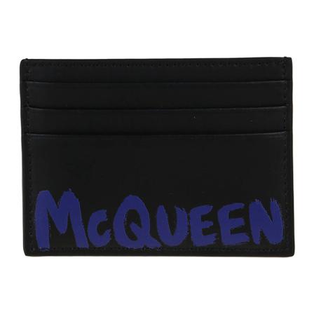 Alexander McQueen, Card Holder Czarny, Mężczyzna, Rozmiar: ONE Size