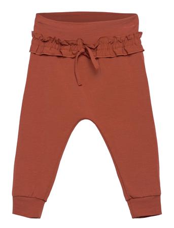 Cozy Me String Pants Baby Baby Trousers Rød Müsli By Green Cotton