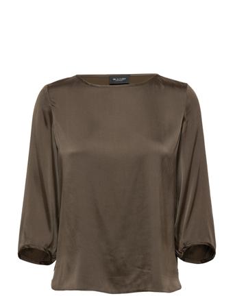 3176 Matt Main - Nova Blouses Short-sleeved Ruskea SAND