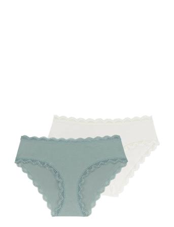 Cali - 2Pp Hipster_Classic Truse Brief Truse Grønn Dorina*Betinget Tilbud