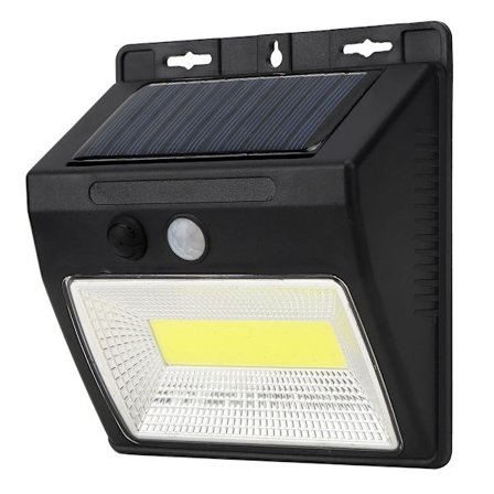 Solcellsdriven Rörelsedetektorlampa LED Automatisk Induktion Säkerhetslampa för Trappor Gräsmatta Vägg