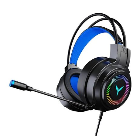Gaming headset med 7.1 surroundljud stereo, enkel plug-in-version