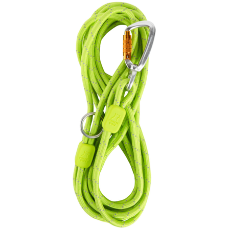 Woolly Wolf Long Rope Leash 8 mm Lime