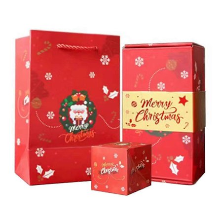 Jul-Pop-Up Penge Gaveæske - Personlig DIY Foto Overraskelse Eksplosionsboks Julegave til Børn Voksne Julemand