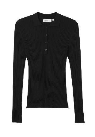 Carin Wester Ribbstickad jumper ENEA Stickat Svart XS