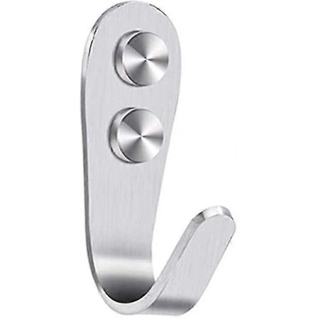 8 seinäkoukkua, yksittäinen koukku, metallikoukku, sisältää tarvikkeet, mukaan lukien 16 ruuvia, käytetään vaatteiden ja hattujen ripustamiseen 