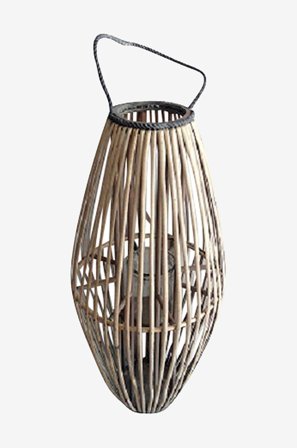 NORDFORM - Lyhty Oval 80 - Harmaa - Kynttilänjalat & lyhdyt - - Homeroom