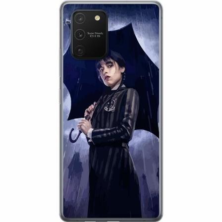 Samsung Galaxy S10 Lite Genomskinligt Skal Wednesday Addams