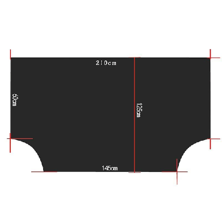 Bil Magnetic Ice Frost Guard Solskærm Beskytter Winshield Cover Vandtæt Vinter Bil Forrude Sne Sol Shade Cover 210x120cm| |