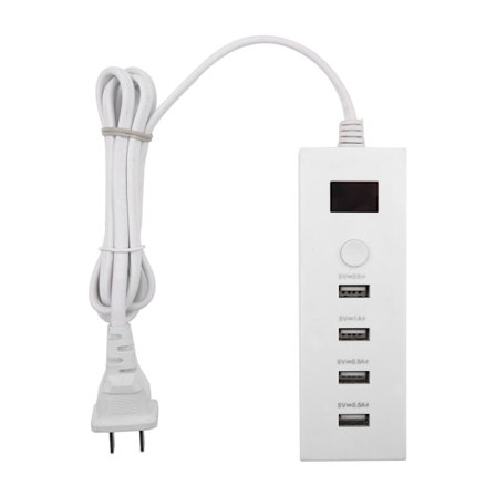 5V 2A Snabbladdare 4 Port Smart USB Laddningsstation Power Hub